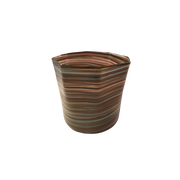 Brown Hexagonal Tumbler