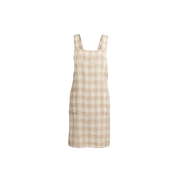 Sand Gingham Apron
