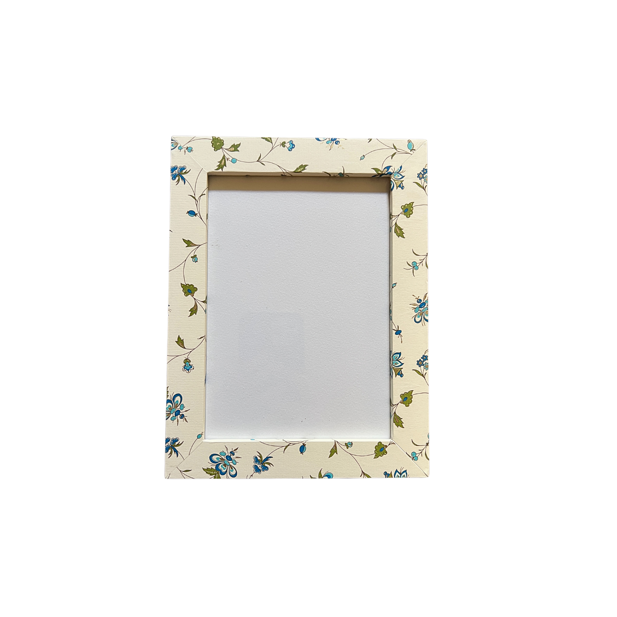 Blue Floral Frame