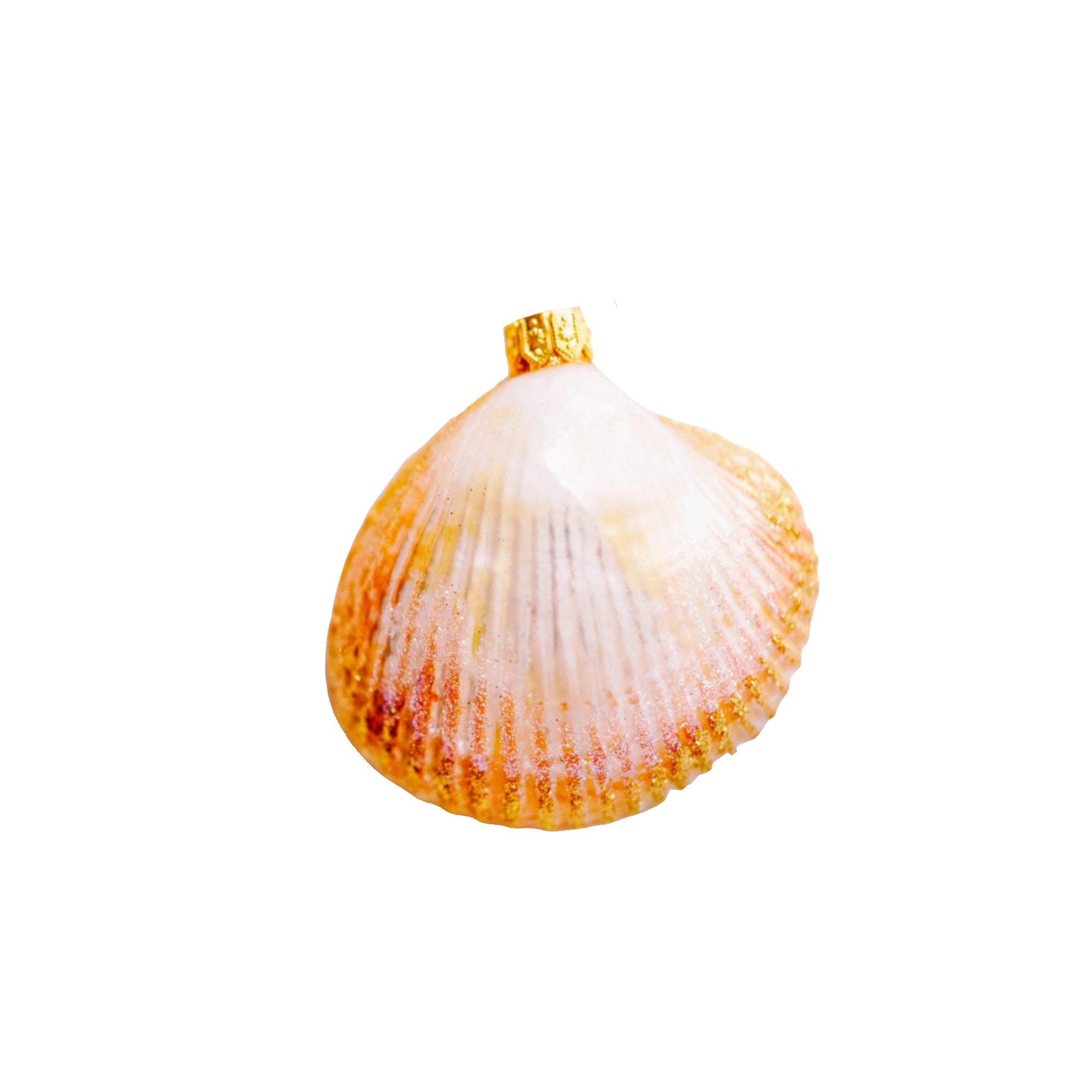 Golden Shell Ornament